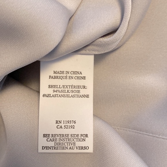 Helmut Lang NWT Silk Crepe Button Front Blouse - Picture 9 of 12